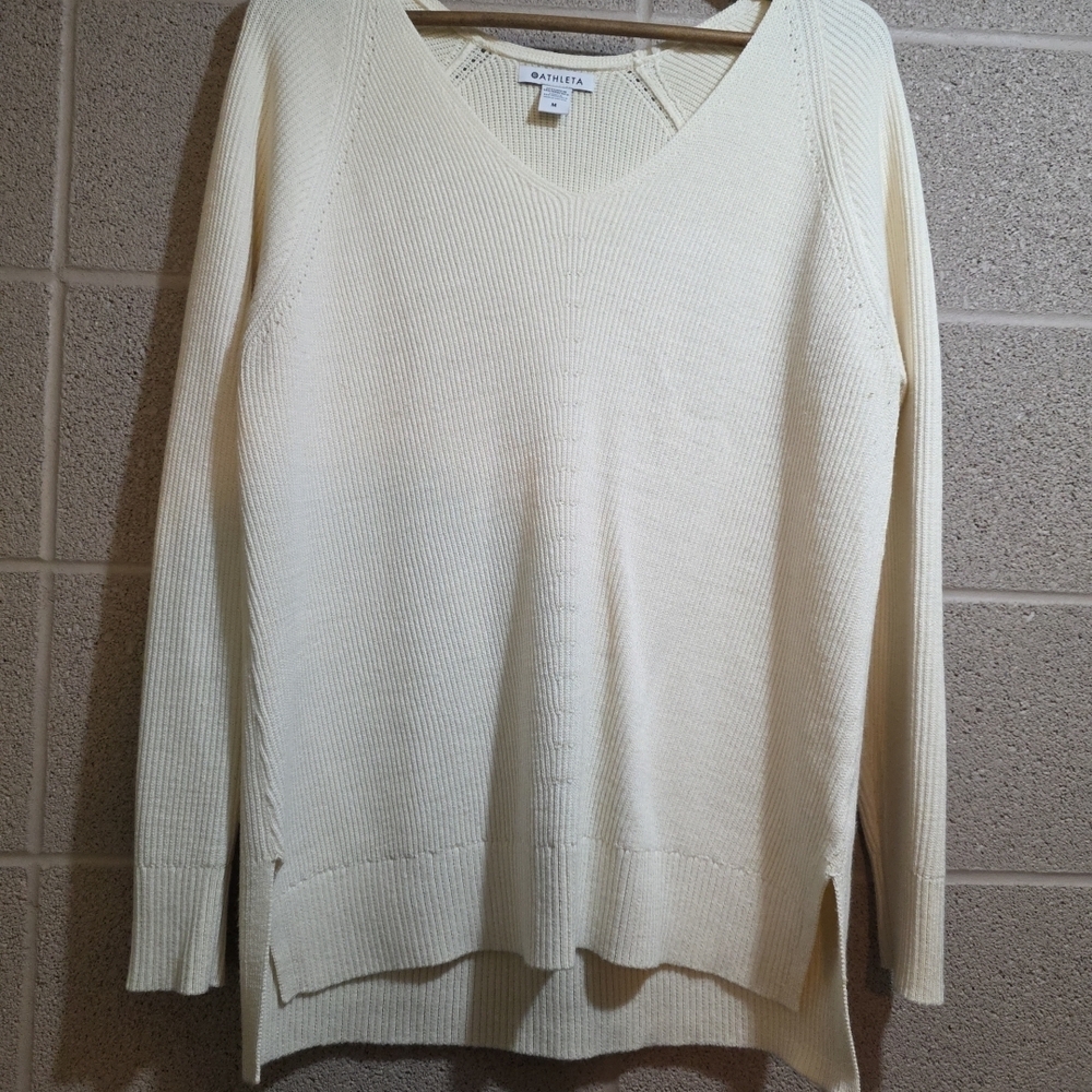 American Eagle Cropped Sweatshirt, Women’s Medium, Olive Green